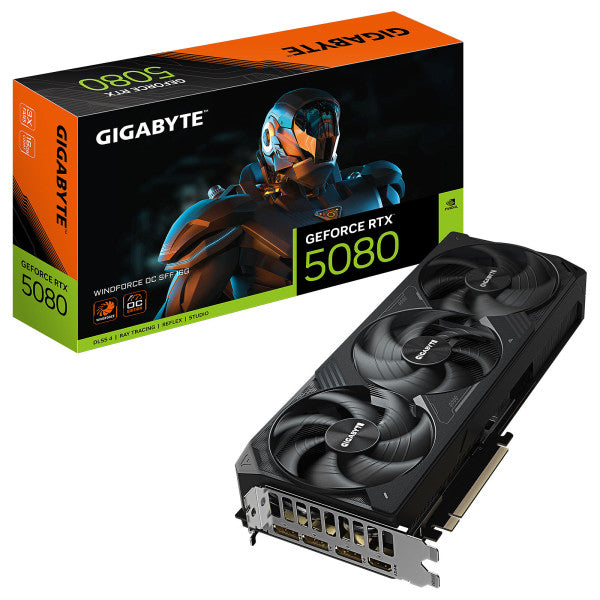 Gigabyte GeForce RTX 5080 WINDFORCE OC SFF 16G Gigabyte GeForce RTX 5080 WINDFORCE OC SFF 16G